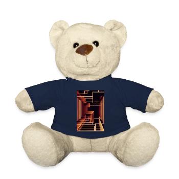 Abstract Minimalism - Teddy - French Navy - Vorne
