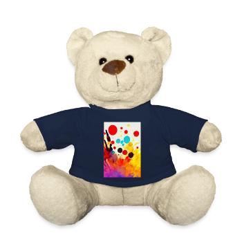 Abstract bright colour bold - Teddy - French Navy - Vorne