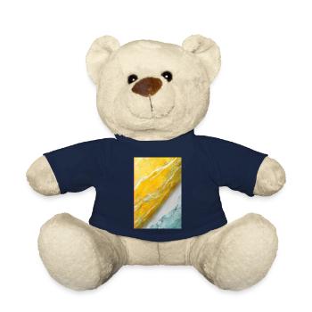 Abstract 4d Pastel Yellow - Teddy - French Navy - Vorne