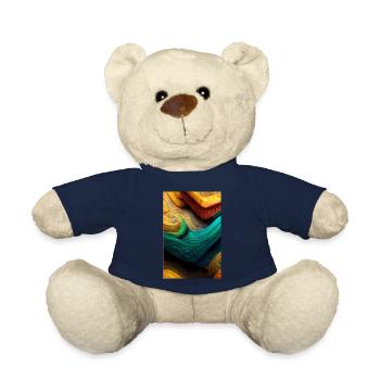 Abstract 3D Surface Background - Teddy - French Navy - Vorne