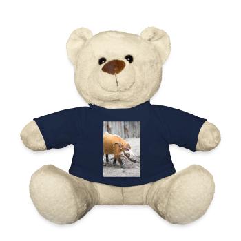 bush pig or red river hog Pinselohrschwein - Teddy Bear - french navy - Front