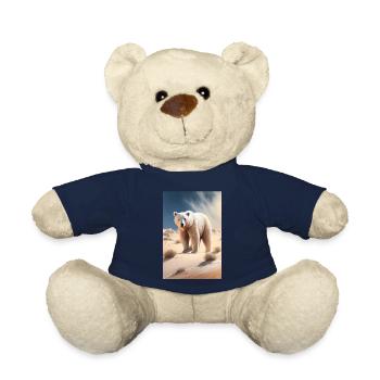 Ours polaire désert climat réchauffement climatique protection climatique - Nounours - bleu marine - Devant