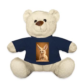 Fennec Desert Fox Animal Africa - Teddy Bear - french navy - Front