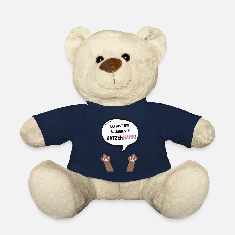 Du bist die beste Katzenmama braun - Teddy - French Navy