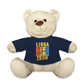 Waage 1956 Sternzeichen Geburtstag Geschenk - Teddy - French Navy - Vorne