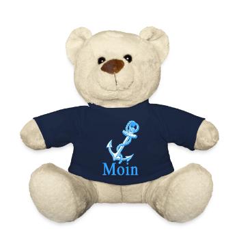 Moin mit Anker - Teddy - French Navy - Vorne