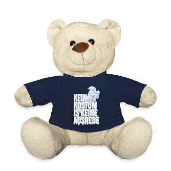 Kein Kostüm ist keine Ausrede - Teddy - French Navy - Vorne