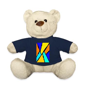 Abstrakte Kunst - Teddy - French Navy - Vorne