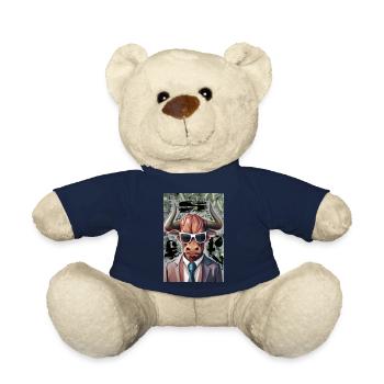 Bull Buisness - Teddy Bear - french navy - Front