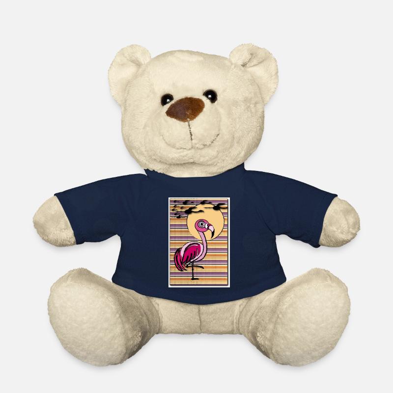 Flamingo in the sunset - Teddy - French Navy