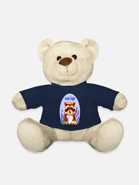 Waschbär-Liebhaber von Lavendel - Teddy - French Navy