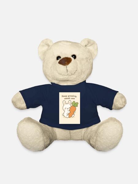 Kawaii Hase mit Riesenkarotte - Teddy - French Navy