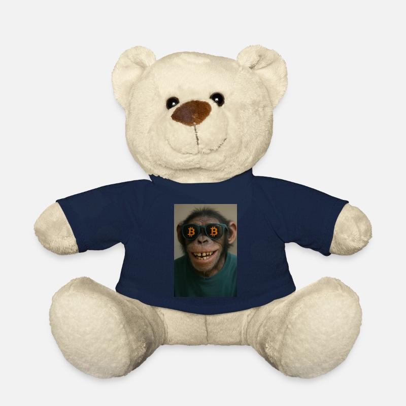 Bitcoin rencontre Monkey Joe - Nounours - bleu marine