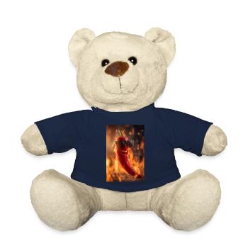 Mr. Chili Brings the Heat - Teddy Bear - french navy - Front