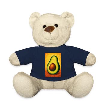 Pixel Avocado Pop - Teddy - French Navy - Vorne