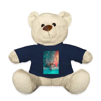 Coole Katze am Pool - Teddy - French Navy - Vorne