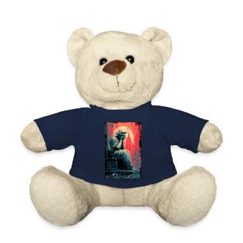 Crying Statue of Liberty - Teddy Bear - french navy - Front