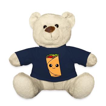 Burrito Comic - Teddy Bear - french navy - Front