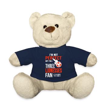 Frauenfußball Three Lionesses Fan - Teddy - French Navy - Vorne
