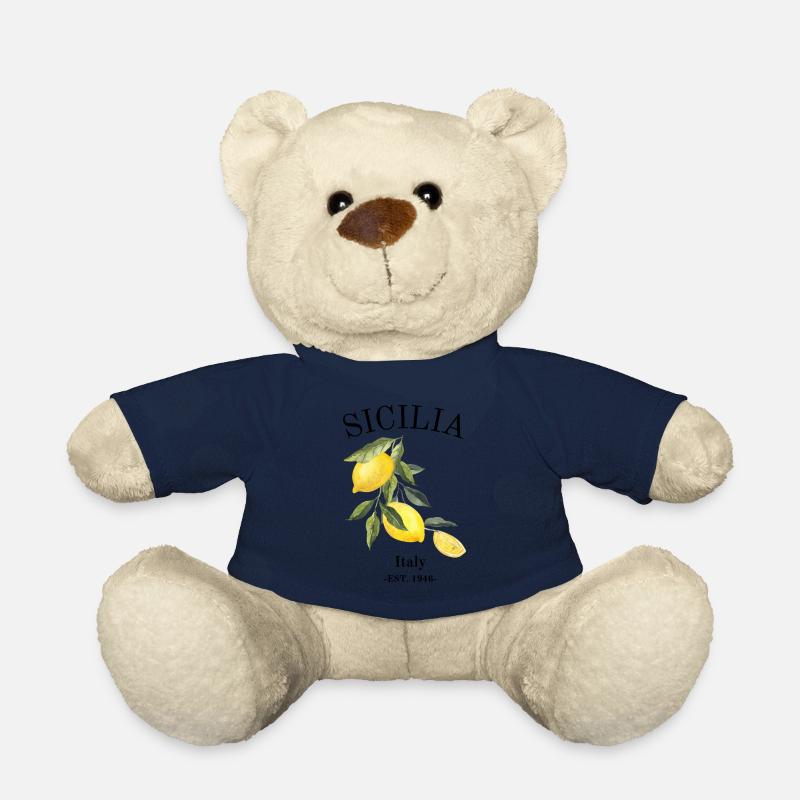 Citrons de Sicile - Nounours - bleu marine