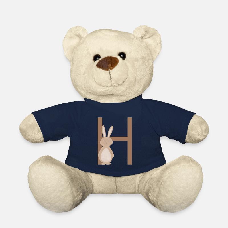 H - HASE - ABC, Alphabet, Buchstabe, Tier, Name - Teddy - French Navy