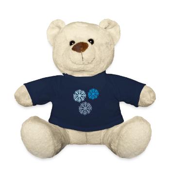 snowflake 2 - Teddy Bear - french navy - Front