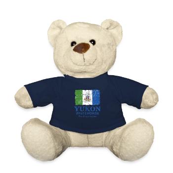 Yukon Flag - Canada - Vintage Look - Teddy - French Navy - Vorne