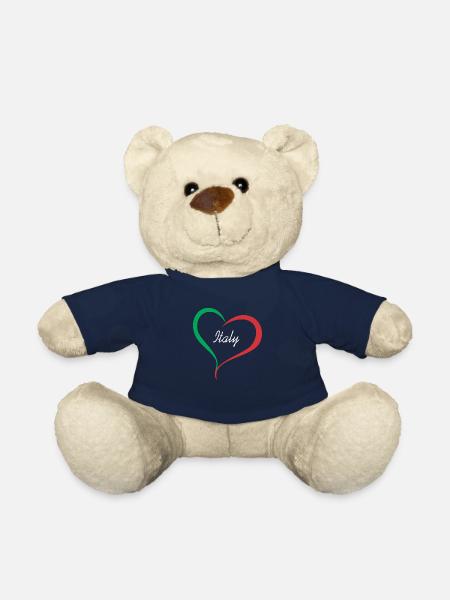 ITALY HEART - Nounours - bleu marine