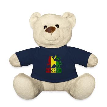 Lion of judah - Reggae - Rot Gelb Grün - Teddy - French Navy - Vorne