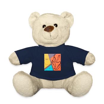 Apple Pepperoni Chili - Teddy Bear - french navy - Front