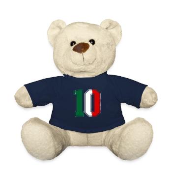 10 Italy Flag - Teddy Bear - french navy - Front