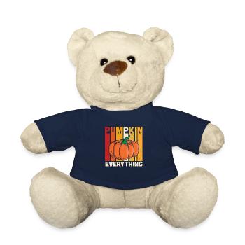 pumpkin everything - Funny Turkey - Nounours - bleu marine - Devant