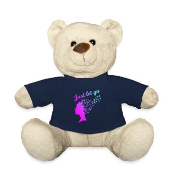 Just let Go - Birds fly out of their heads - Teddy Bear - french navy - Front