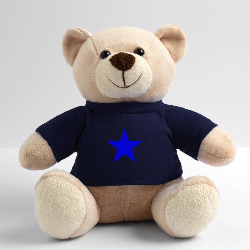Stern blau Teddy