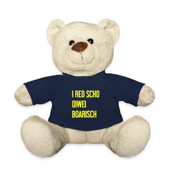 I red scho oiwei boarisch - Nounours - bleu marine - Devant