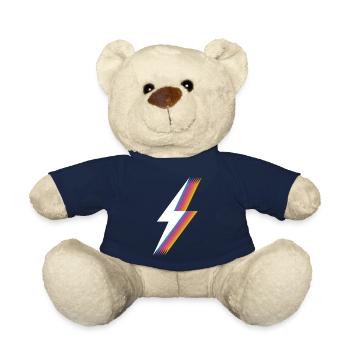 Retrocolor 80s Blitz - Lightning Bolt - Teddy - French Navy - Vorne