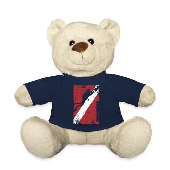 Gerätetauchen Flaggen-Taucher Abtauchen Wasser Oze - Teddy - French Navy - Vorne