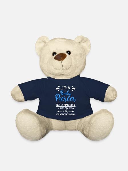 Piercer Body Jewelry Piercing Studio - Teddy Bear - french navy