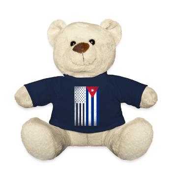 Cuba Design für stolze kubanische Amerikaner - Teddy - French Navy - Vorne