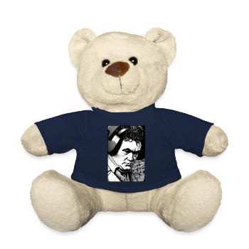 Ludwig van Beethoven DJ Casque Fête musicale - Nounours - bleu marine - Devant