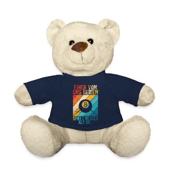 Einer von uns beiden spielt besser als du - Design - Teddy - French Navy - Vorne