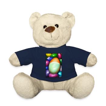 Easter Egg Easter Colorful Eggs Holiday - Teddy Bear - french navy - Front