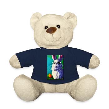 Pâques Lunettes de soleil lapin Pâques Pâques Fête - Nounours - bleu marine - Devant