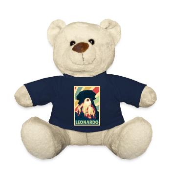Leonardo Da Vinci Vintage Colors - Teddy Bear - french navy - Front