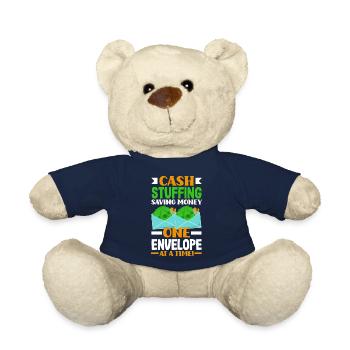Cash Stuffing Saving Money, One Envelope at a Time - Teddy - French Navy - Vorne