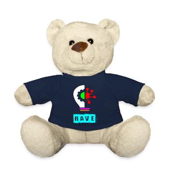 Rave bulb - Teddy Bear - french navy - Front
