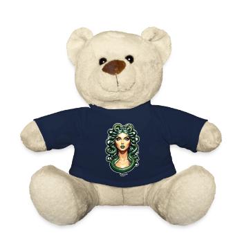 medusa mythologie grecque monstre - Nounours - bleu marine - Devant
