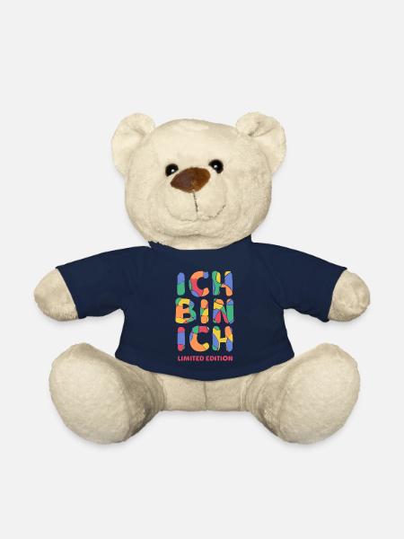 Ich bin ich - Limited Edition Selbstvertrauen Mut - Teddy - French Navy