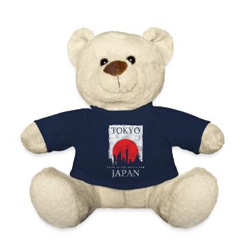 Tokio Traumreise Samurai Japanisch - Teddy - French Navy - Vorne
