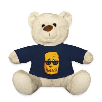 Chicken Nugget Lover Chicken Nuggets - Teddy Bear - french navy - Front